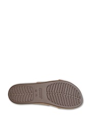 Crocs Light Brown Brooklyn Cork Buckle Wedge Sandals - Image 7 of 7