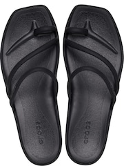 Crocs Black Miami Toe Loop Sandals - Image 5 of 7