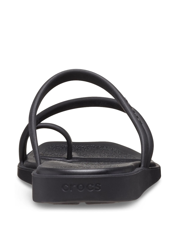 Crocs Black Miami Toe Loop Sandals - Image 6 of 7