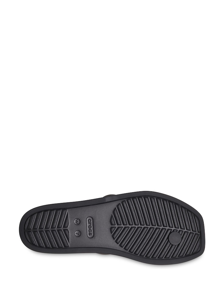 Crocs Black Miami Toe Loop Sandals - Image 7 of 7