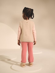 Pink Knitted Jumper and Leggings Set (3mths-7yrs) - Image 3 of 7