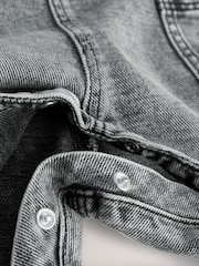 Grey Denim Dungarees (3mths-7yrs) - Image 10 of 11
