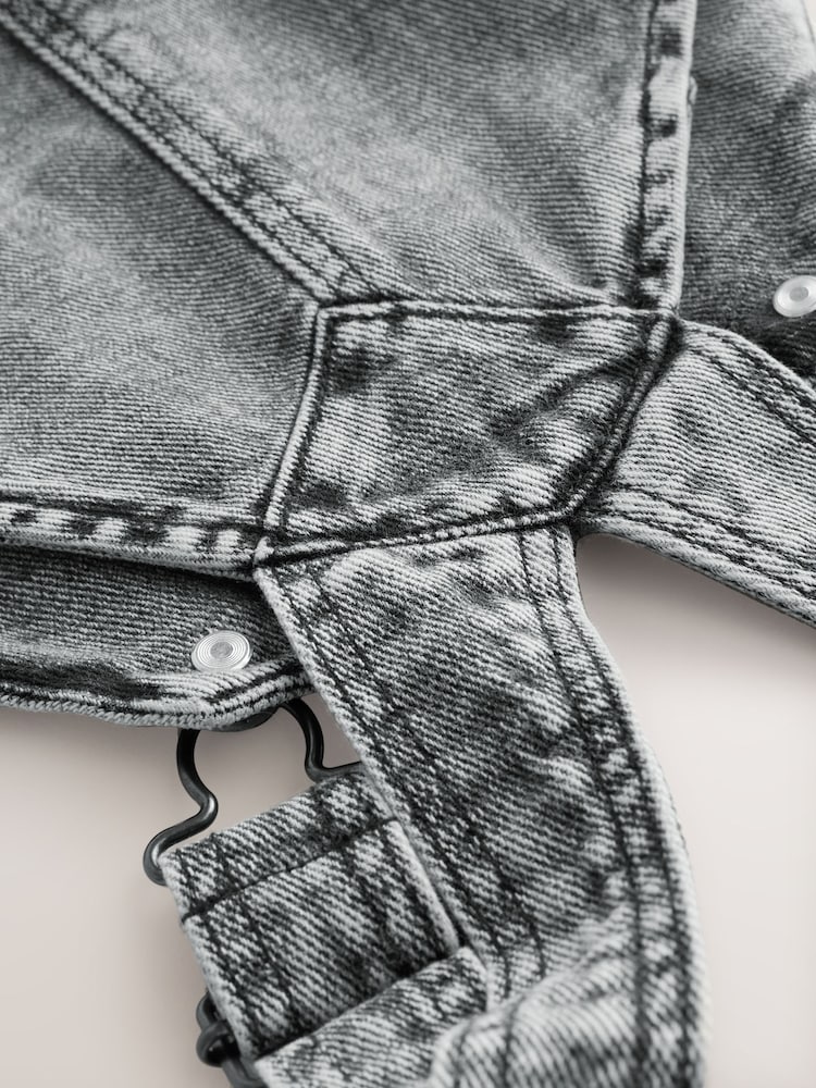 Grey Denim Dungarees (3mths-7yrs) - Image 11 of 11