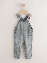 Grey Denim Dungarees (3mths-7yrs) - Image 5 of 11