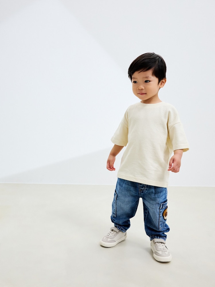 Mid Blue Dog Cargo Jeans (3mths-7yrs) - Image 2 of 4 Mid Blue Dog Cargo Jeans (3mths-7yrs) - Image 2 of 4