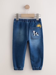 Mid Blue Farm Character Pull On Jeans (3mths-7yrs) - Image 5 of 7