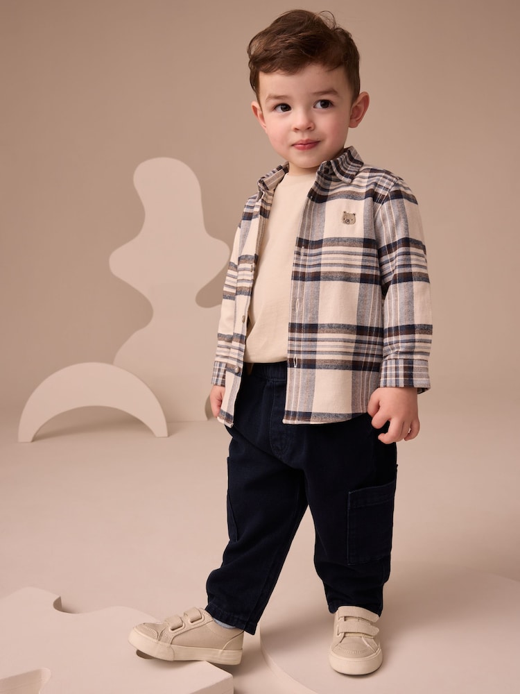 Dunkelblau - Cargo-Jeans (3M.–7J.) - Bild 2 von 4