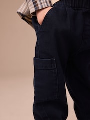 Dunkelblau - Cargo-Jeans (3M.–7J.) - Bild 4 von 4