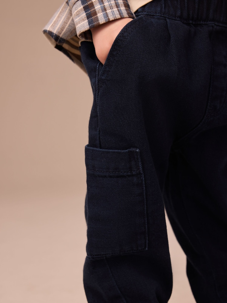 Dunkelblau - Cargo-Jeans (3M.–7J.) - Bild 4 von 4