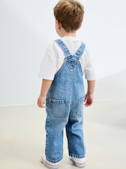Mid Blue Denim Dungarees (3mths-7yrs) - Image 3 of 4