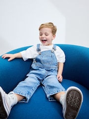 Mid Blue Denim Dungarees (3mths-7yrs) - Image 4 of 4