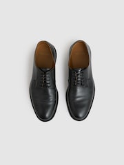 Reiss Black Ralph Leather Lace-Up Derby Shoes - Image 3 of 6