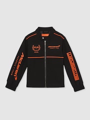 Reiss Black Wanden 3-9 yrs Unisex Fit McLaren F1 Team Technical Logo Jacket - Image 2 of 8