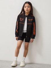 Reiss Black Wanden 3-9 yrs Unisex Fit McLaren F1 Team Technical Logo Jacket - Image 4 of 8