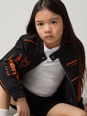 Reiss Black Wanden 9-13 yrs Unisex Fit McLaren F1 Team Technical Logo Jacket - Image 5 of 8