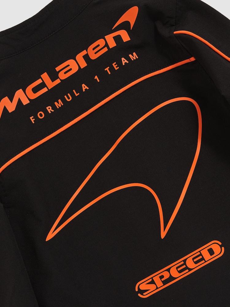 Reiss Black Wanden 9-13 yrs Unisex Fit McLaren F1 Team Technical Logo Jacket - Image 6 of 8