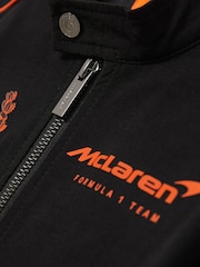 Reiss Black Wanden 9-13 yrs Unisex Fit McLaren F1 Team Technical Logo Jacket - Image 7 of 8