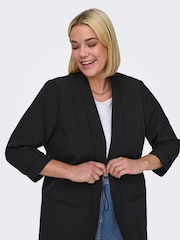 ONLY Curve Black 3/4 Sleeve Blazer - Image 3 of 7