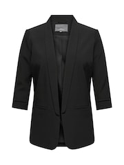 ONLY Curve Black 3/4 Sleeve Blazer - Image 6 of 7