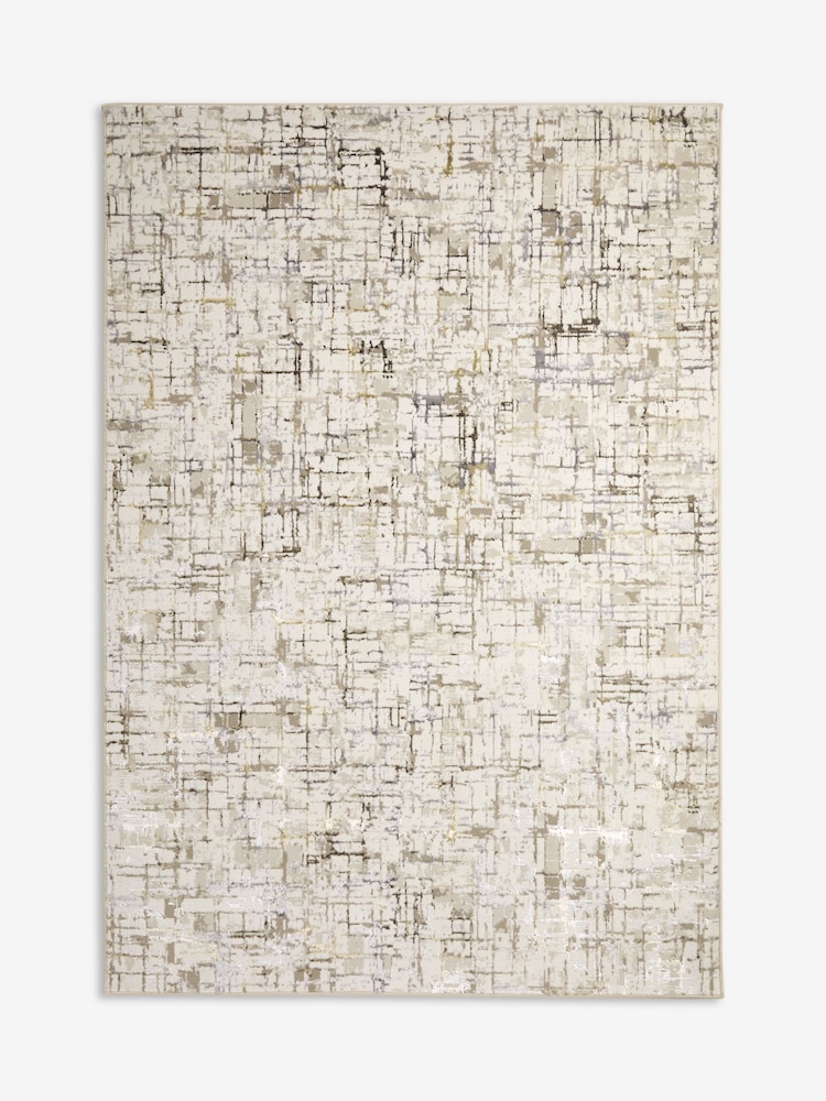 Mid Natural Elena Abstract Lines Rug - Image 6 of 6 Mid Natural Elena Abstract Lines Rug - Image 6 of 6