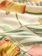 Kew Collection Fruit Print Sleeveless Scoop Neck Waisted Mini Dress with Linen - Image 7 of 7