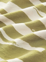 Green/Cream Zebra Print V-Neck Kaftan Maxi Dress - Image 5 of 6