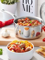 Sur La Table Stainless Steel Core TriPly 16cm Saucepan with Lid - Image 1 of 9
