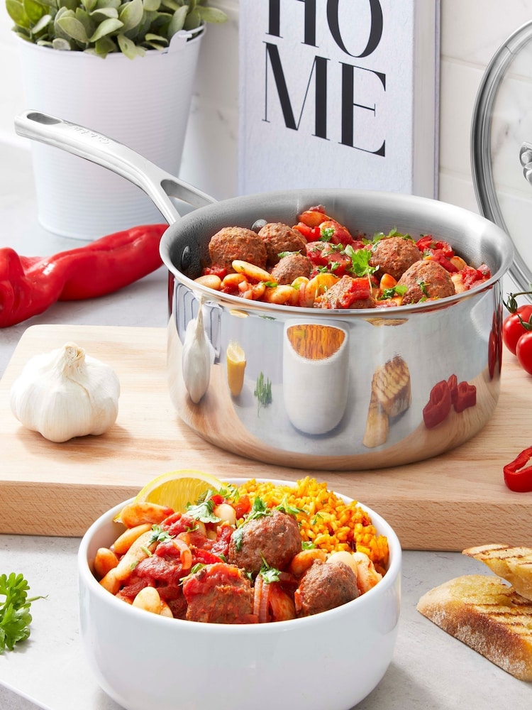 Sur La Table Stainless Steel Core TriPly 16cm Saucepan with Lid - Image 1 of 9 Sur La Table Stainless Steel Core TriPly 16cm Saucepan with Lid - Image 1 of 9