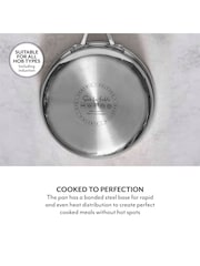 Sur La Table Stainless Steel Core TriPly 16cm Saucepan with Lid - Image 5 of 9
