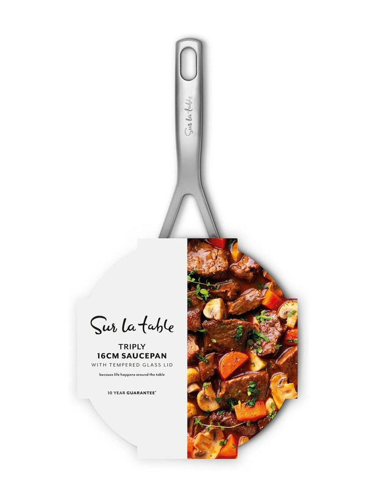 Sur La Table Stainless Steel Core TriPly 16cm Saucepan with Lid - Image 9 of 9 Sur La Table Stainless Steel Core TriPly 16cm Saucepan with Lid - Image 9 of 9