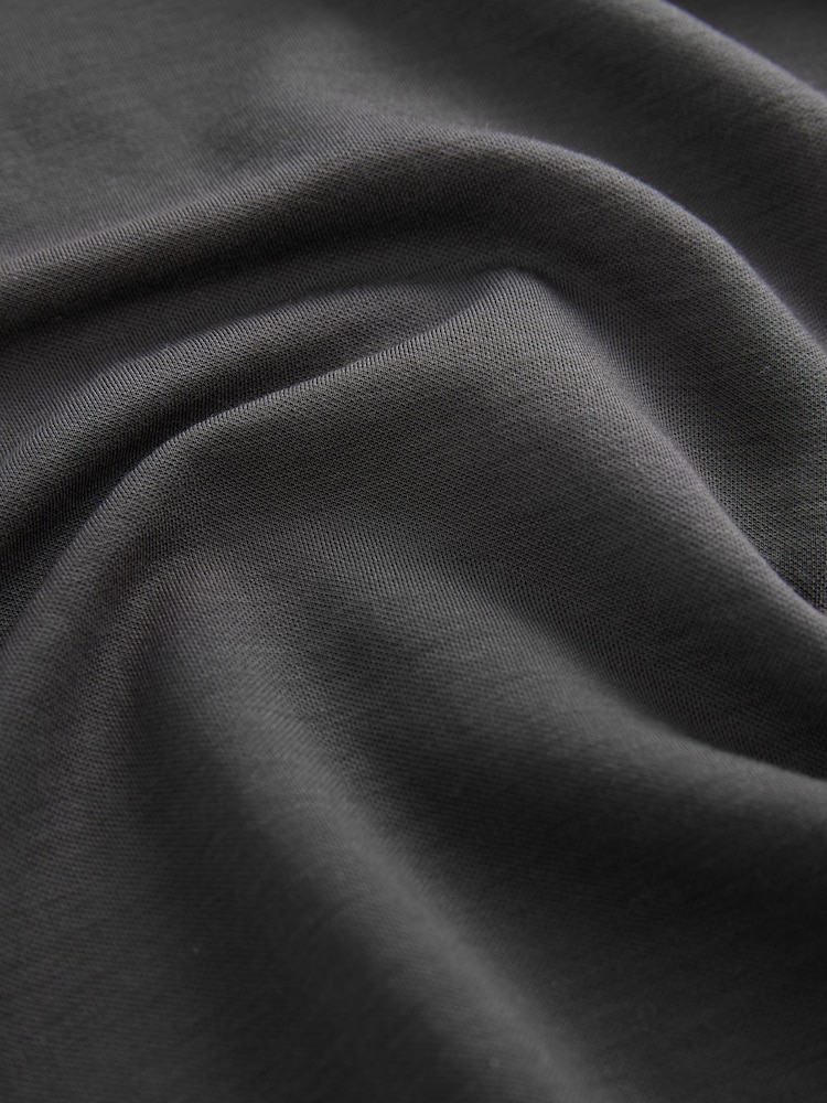 Charcoal Grey Twist Detailed Slinky Maxi Dress - Image 5 of 6
