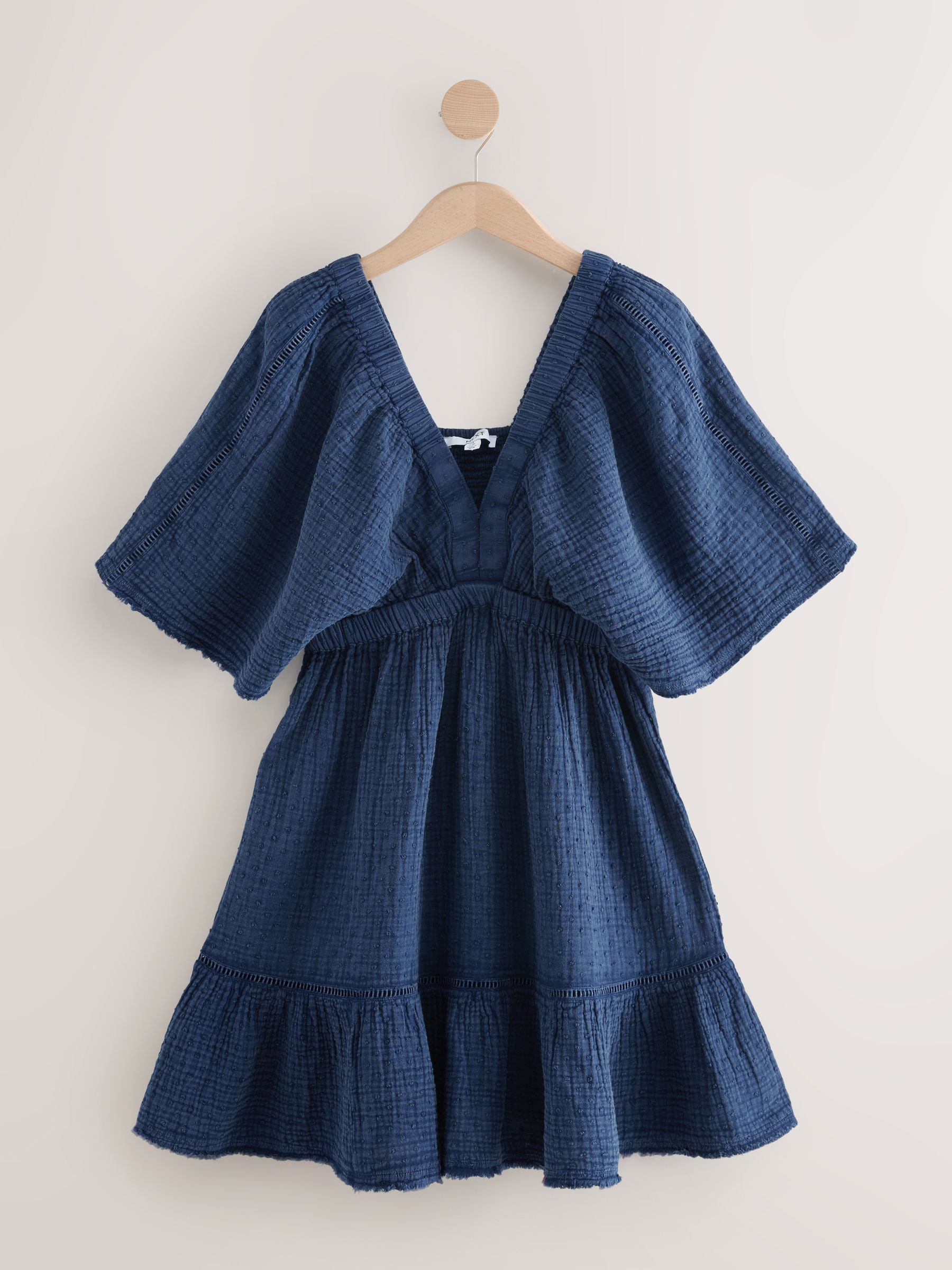 【撥水・洗濯可】deres 9th drapingdress NAVY サイズ1 One-Shoulder Draped Crepe Sheath Dress | David's Bridal