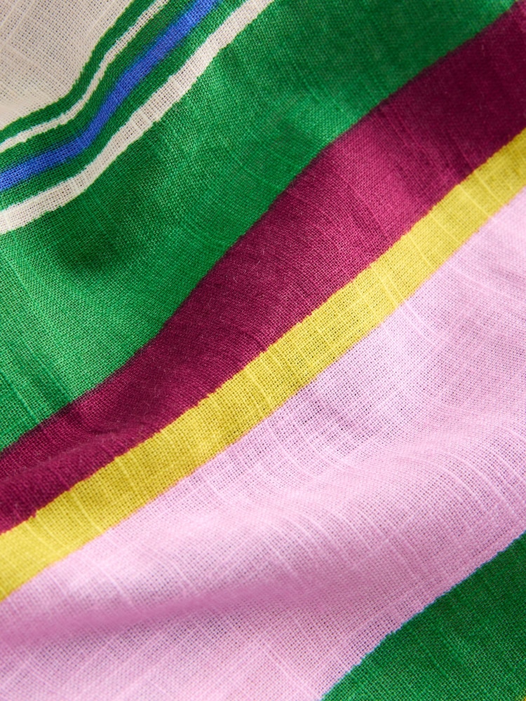 Colores intensos - Vestido largo escalonado con cintura caída y tiras - Imagen 8 de 8 Colores intensos - Vestido largo escalonado con cintura caída y tiras - Imagen 8 de 8