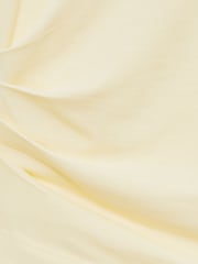 Reiss Buttermilk Sadie Shoulder-Pad Ruched Jersey Top - Image 6 of 6