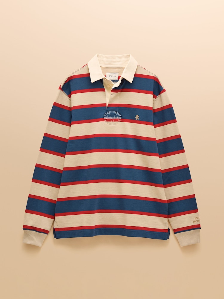 Joules Rugby Club Shirt Blue/Neutral - Image 12 of 12