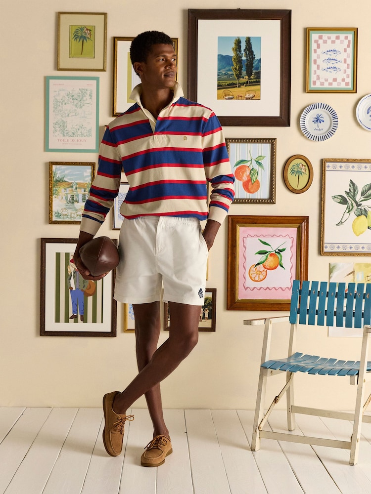 Joules Rugby Club Shirt Blue/Neutral - Image 2 of 12