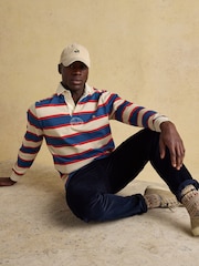 Joules Rugby Club Shirt Blue/Neutral - Image 6 of 12