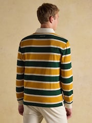 Joules Rugby Club Green/Yellow Long Sleeve Shirt - Image 2 of 8