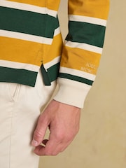Joules Rugby Club Green/Yellow Long Sleeve Shirt - Image 5 of 8