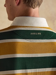 Joules Rugby Club Green/Yellow Long Sleeve Shirt - Image 7 of 8