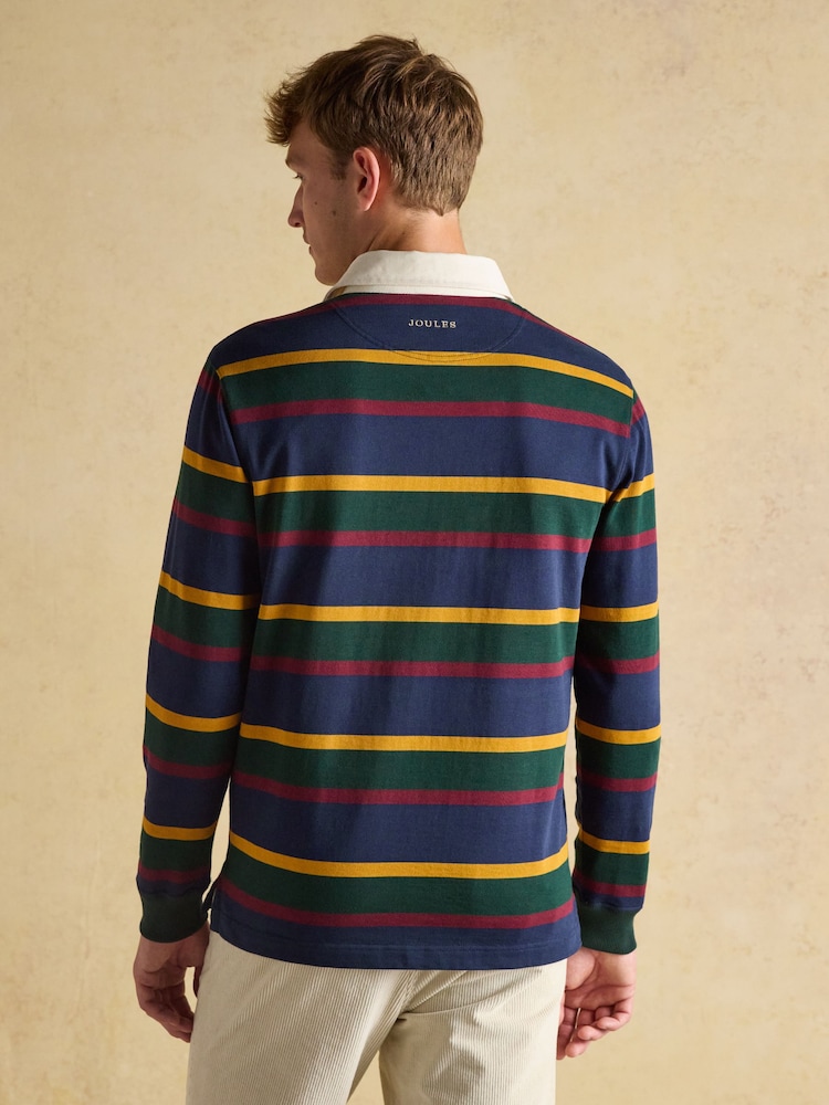 Joules Rugby Club Multi Long Sleeve Shirt - Image 2 of 9