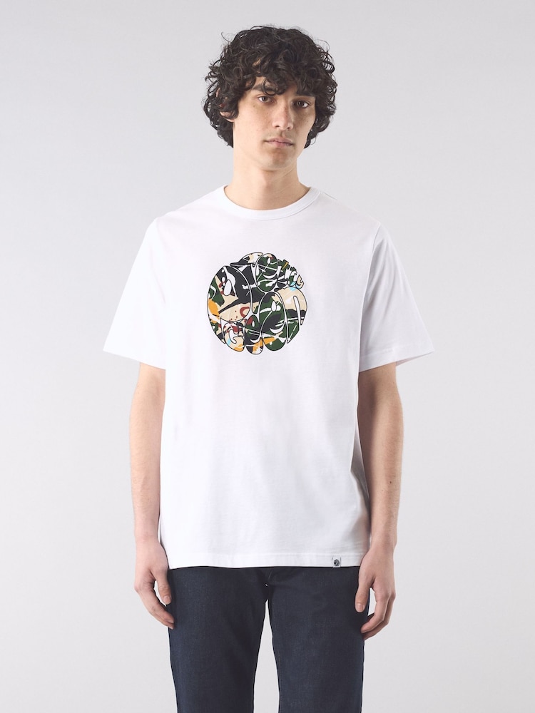 Pretty Green Convergence Logo T-Shirt - Image 1 of 3