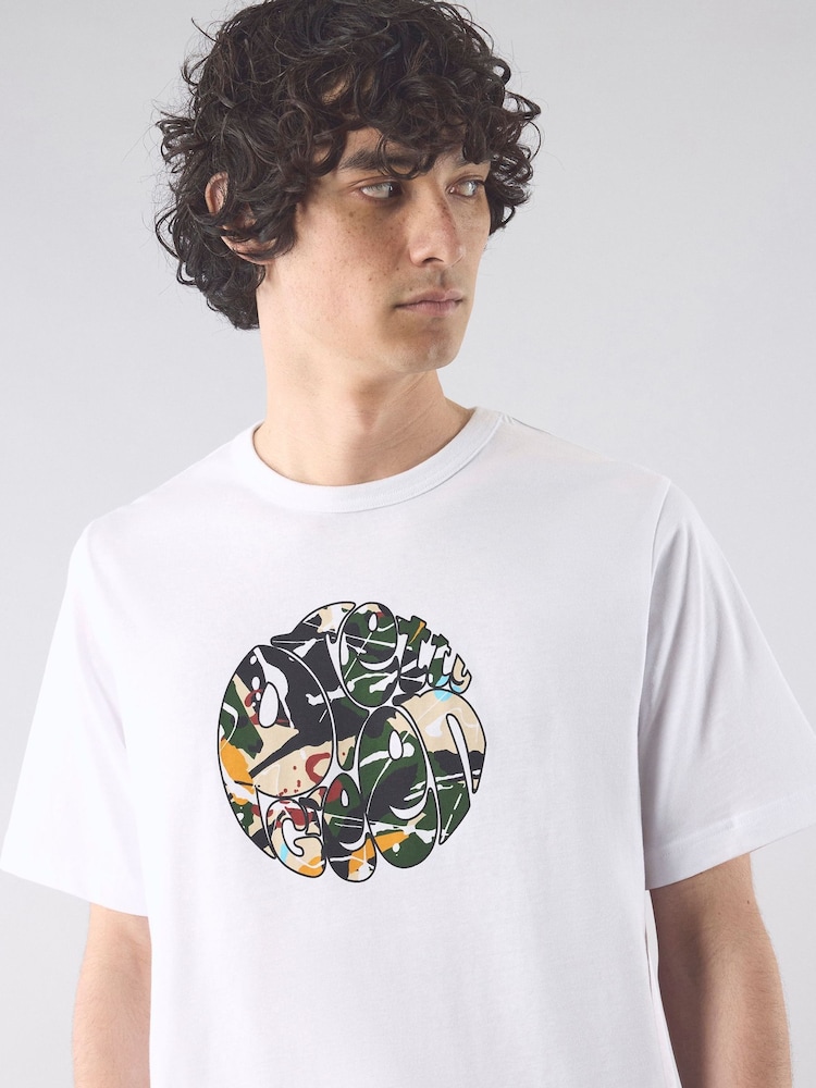 Pretty Green Convergence Logo T-Shirt - Image 2 of 3