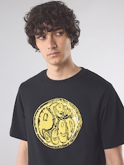 Pretty Black Citrus Sunshine Short Sleeve T-Shirt - Image 2 of 3
