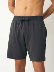 Navy Blue/Grey Jersey Pyjamas Shorts 3 Pack - Image 2 of 14