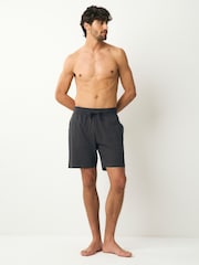 Navy Blue/Grey Jersey Pyjamas Shorts 3 Pack - Image 4 of 14
