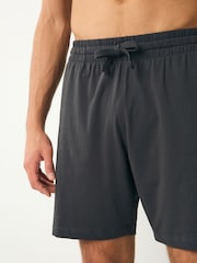 Navy Blue/Grey Jersey Pyjamas Shorts 3 Pack - Image 5 of 14