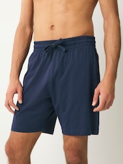Navy Blue/Grey Jersey Pyjamas Shorts 3 Pack - Image 7 of 14