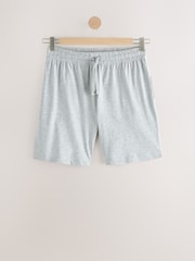Navy Blue/Grey Jersey Pyjamas Shorts 3 Pack - Image 8 of 14