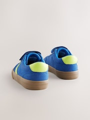 Cobalt Blue Standard Fit (F) Touch Fastening Elastic Lace Trainers - Image 4 of 5
